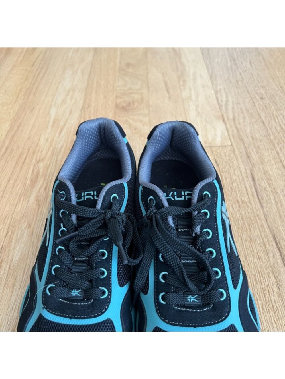 Kuru Carrera Women's Comfort Walking Athletic Shoes Black Teal Size 8 - Picture 4 of 10